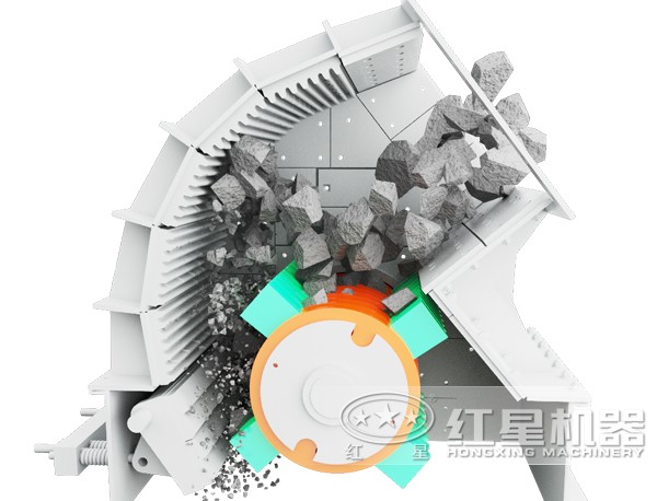 重錘破碎石機結(jié)構(gòu)展示