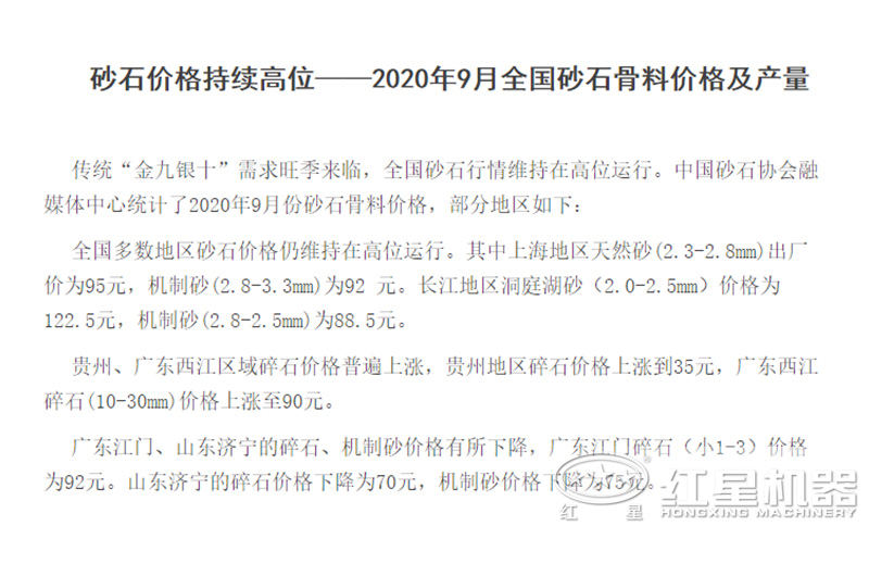 石子廠現(xiàn)在的行情怎么樣？石子破碎機(jī)整套設(shè)備有哪些？