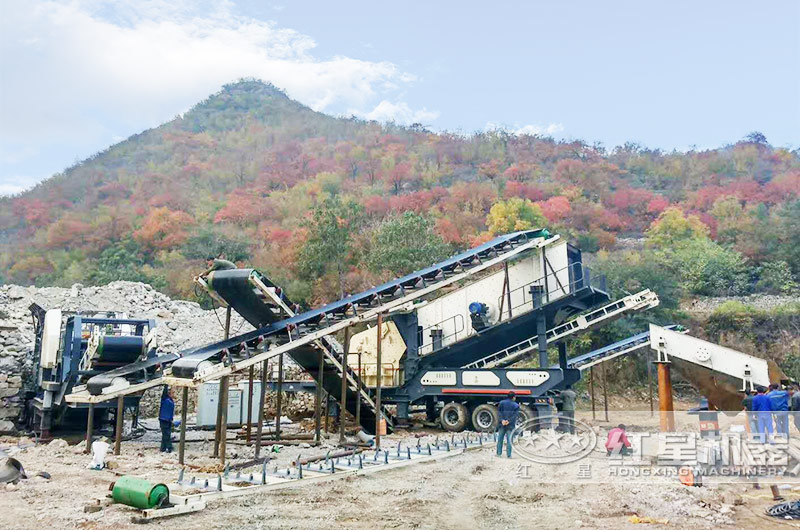 福建泉州建筑垃圾破碎篩分生產線