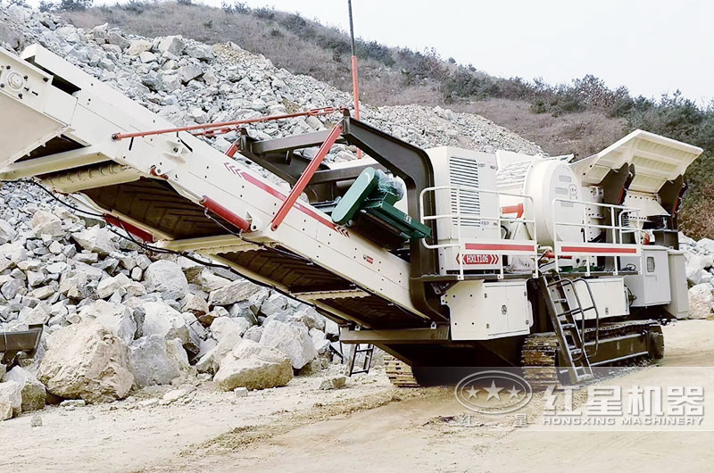 江西上饒建筑垃圾粉碎機現場