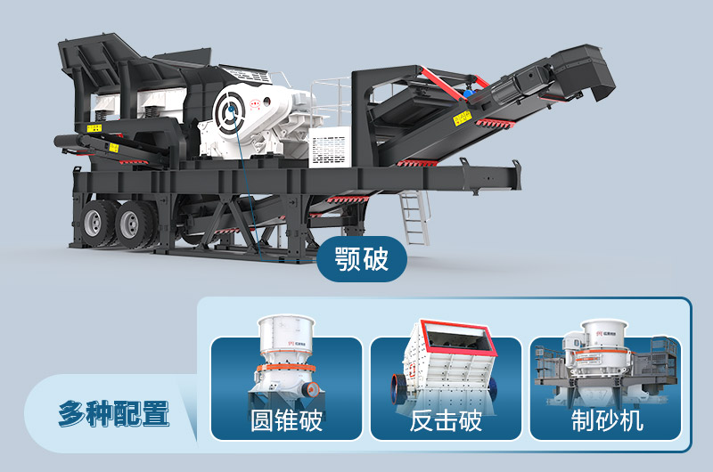 移動碎石機械設(shè)備配置